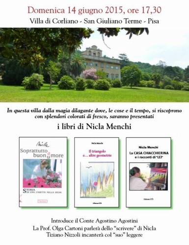 I LIBRI DI NICLA MENCHI