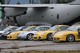 Parata di Porsche allAeroporto Militare di Pisa